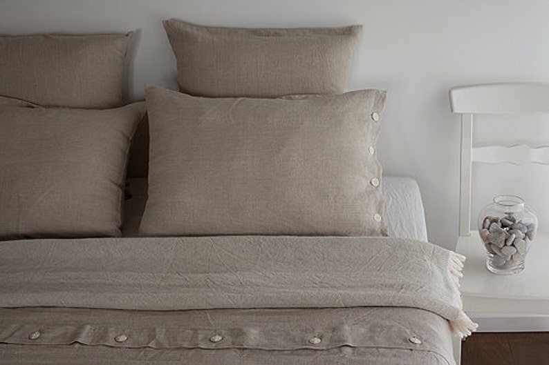 KING Linen Bedding Linen Duvet Set Linen King Set Etsy