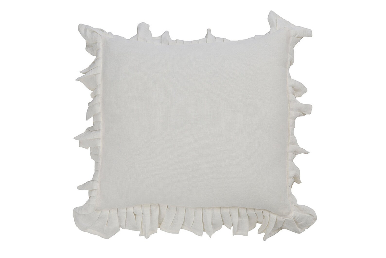 RUFFLED cushion cover linen pillow cases linen throw Etsy