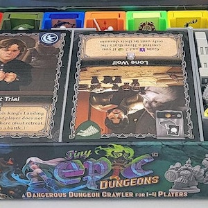 Unofficial Tiny Epic Game of Thrones and Ice & Fire 3D printed game box organizer – Custom Storage Solution