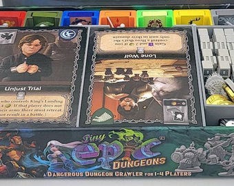 Unofficial Tiny Epic Game of Thrones and Ice & Fire 3D printed game box organizer – Custom Storage Solution
