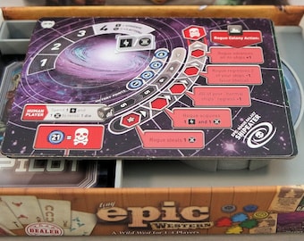 Tiny Epic Galaxies Beyond the Black Insert for Sleeved Cards (unofficial) -  3D Printed Board Game Organizer - Etsy