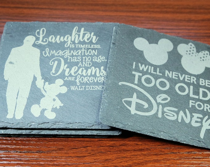 Walt Disney World Coaster Set Etsy