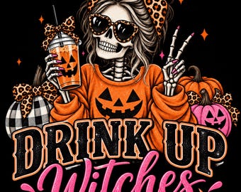 Hello Pumpkin Halloween PNG, Autumn Pumpkin and Patterned Bow Shirt Graphic, Digital Download