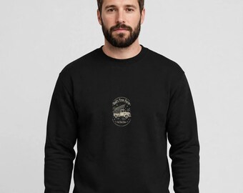 Dad's Tree Farm Sweatshirt, Cut Your Own Christmas Tree Crewneck, Vintage Red Truck Christmas Gift for Dad, Farmhouse Holiday Sweatshirt