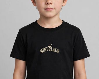 Mini Claus Shirt, Matching Family Christmas Shirt, Kids Christmas T-Shirt, Funny Santa Kid Tee
