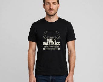 Dad's Racetrack Shirt, Funny Racing Dad T-Shirt, Race Track Dad Tee, EST 2026 Shirt, Fathers Day Gift for Race Fan Dad