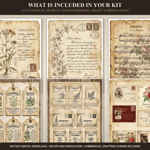 Versailles Palace Gilded French Damask Journal Kit, 50 Printable Damask Pages, P - photo 2