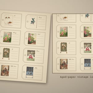 Victorian Apothecary Labels Pack, 12 Sheets Printable Tincture Jar Ephemera, Poi - photo 4