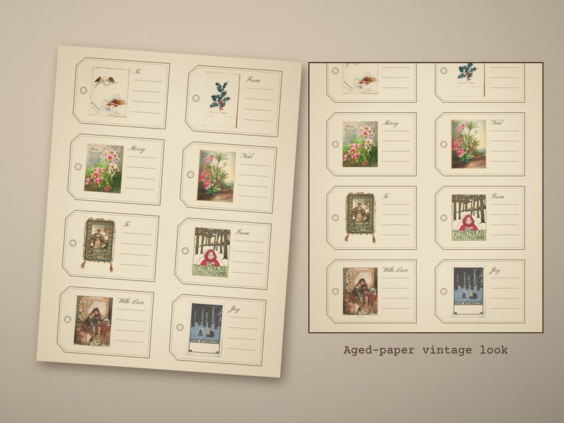 Victorian Apothecary Labels Pack, 12 Sheets Printable Tincture Jar Ephemera, Poi - photo 4