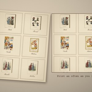 Interactive Trifold Folio Base Kit, 12 Printable Folio Templates, Junk Journal P - photo 5