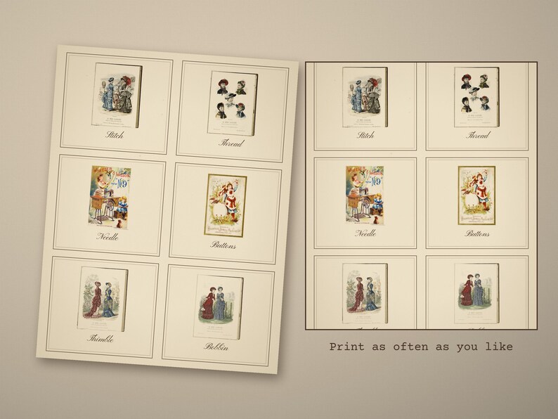 Interactive Trifold Folio Base Kit, 12 Printable Folio Templates, Junk Journal P - photo 5