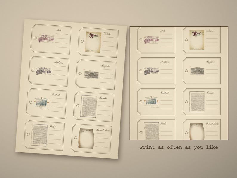 Botanical Wildflower Ephemera Pack, 12 Printable Herbarium Sheets, Pressed Flowe - photo 5