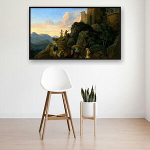 fall frame tv art bundle - photo 7 of the listing: Fall Frame TV Art Bundle 4K, 79 Vintage Oil Paintings, Moody Autumn TV Art