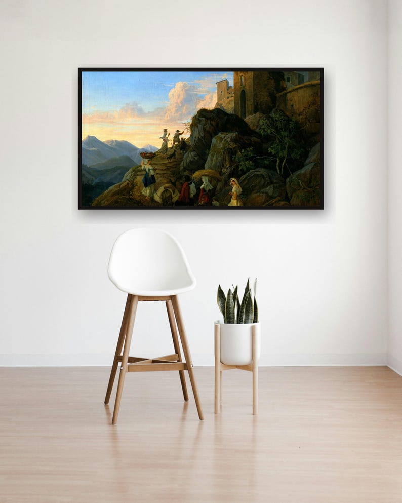 fall frame tv art bundle - photo 7 of the listing: Fall Frame TV Art Bundle 4K, 79 Vintage Oil Paintings, Moody Autumn TV Art