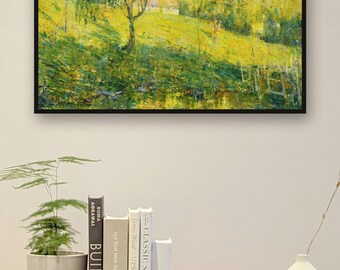 Juego de 10 marcos de fotos para TV con motivos florales primaverales, paquete de pantallas 4K con temática botánica vintage.