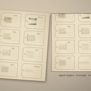 Botanical Wildflower Ephemera Pack, 12 Printable Herbarium Sheets, Pressed Flowe - photo 4