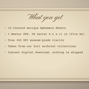 Victorian Apothecary Labels Pack, 12 Sheets Printable Tincture Jar Ephemera, Poi - photo 6