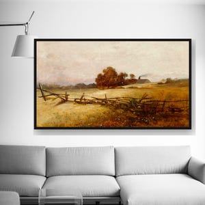 fall frame tv art - photo 4 of the listing: Fall Frame TV Art Set of 10, Vintage Autumn Landscape Paintings, 4K Screensaver