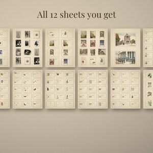 Victorian Apothecary Labels Pack, 12 Sheets Printable Tincture Jar Ephemera, Poi - photo 2