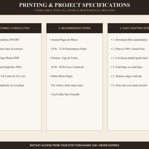 Versailles Palace Gilded French Damask Journal Kit, 50 Printable Damask Pages, P - photo 4