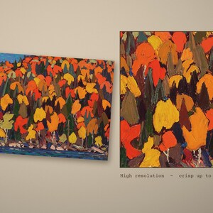 fall frame tv art - photo 7 of the listing: Fall Frame TV Art Set of 10, Vintage Autumn Landscape Paintings, 4K Screensaver