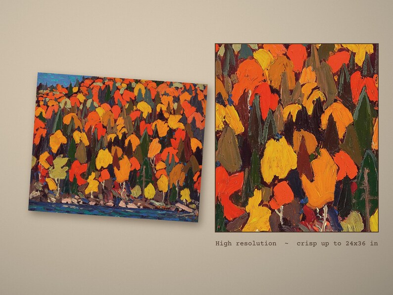 fall frame tv art - photo 7 of the listing: Fall Frame TV Art Set of 10, Vintage Autumn Landscape Paintings, 4K Screensaver
