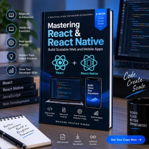 Mastering React & React Native: Build Scalable Web and Mobile Apps | Complete Developer E-Book image 2