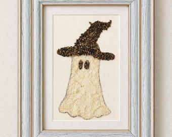 Framed Salt and Pepper Ghost Spice Art