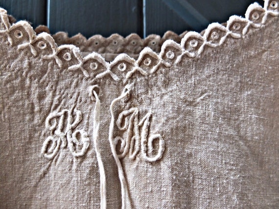French linen chemise, french linen dress, french l