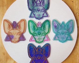 Mystic Luna Cat coaster