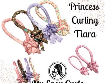 Princess Curling Tiara- SMALL 3 Piece Set   Clearance