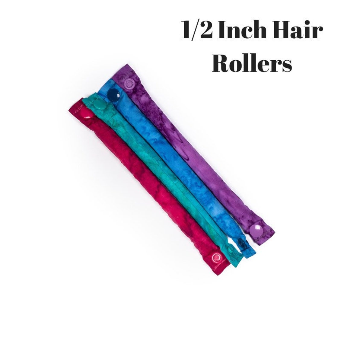 Jewel Tones 4 Piece Set Fabric Hair Bun Maker Fabric Hair Etsy