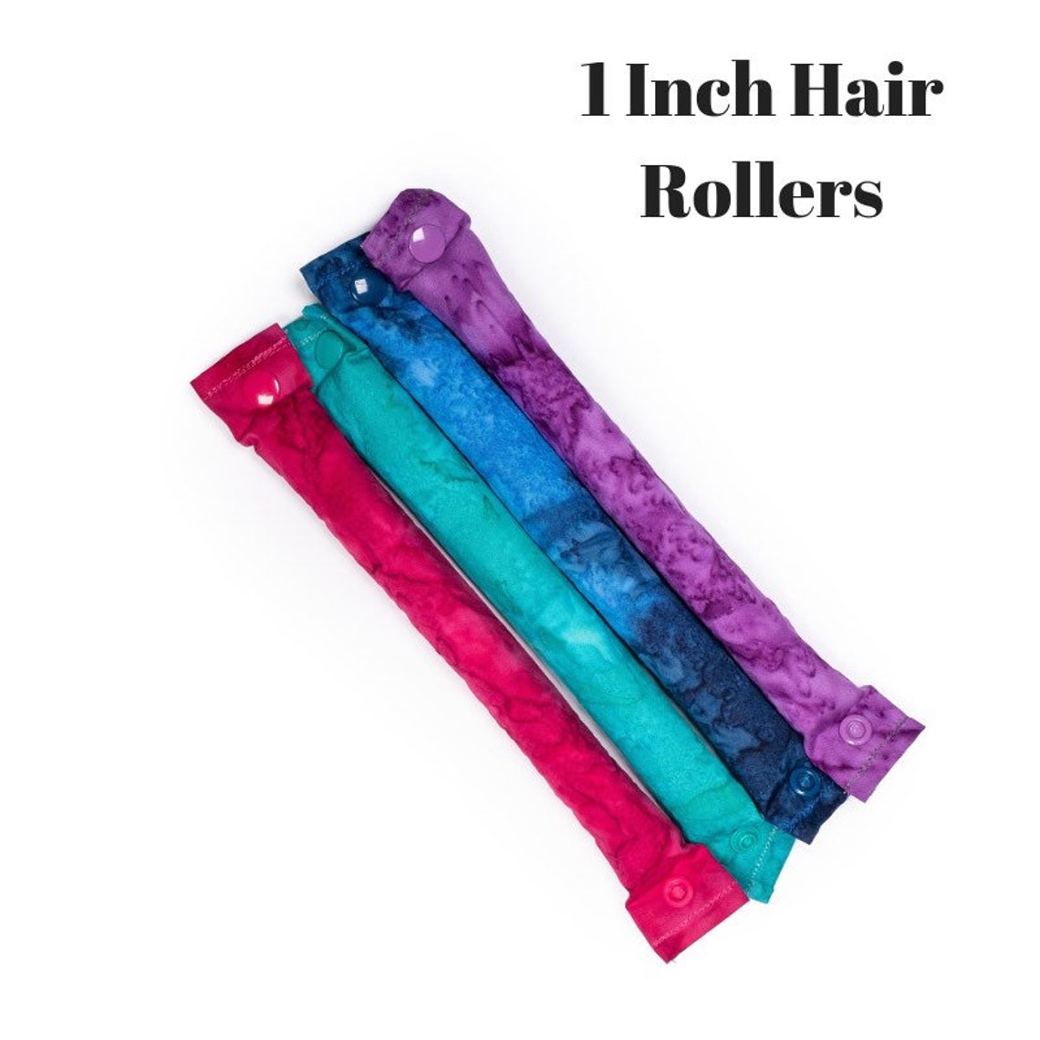 Jewel Tones 4 Piece Set Fabric Hair Bun Maker Fabric Hair Etsy