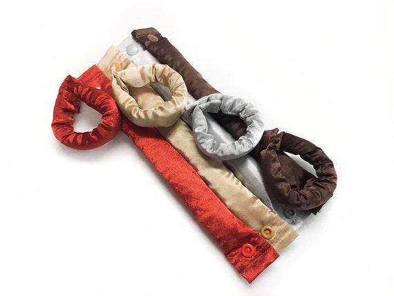 Natural Hair Color Satin Hair Rollers Hair Accessories Etsy