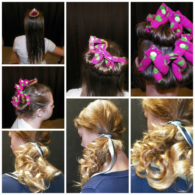 Organic Cotton Fabric Hair Rollers/ Hair Curlers / Soft Hair Etsy