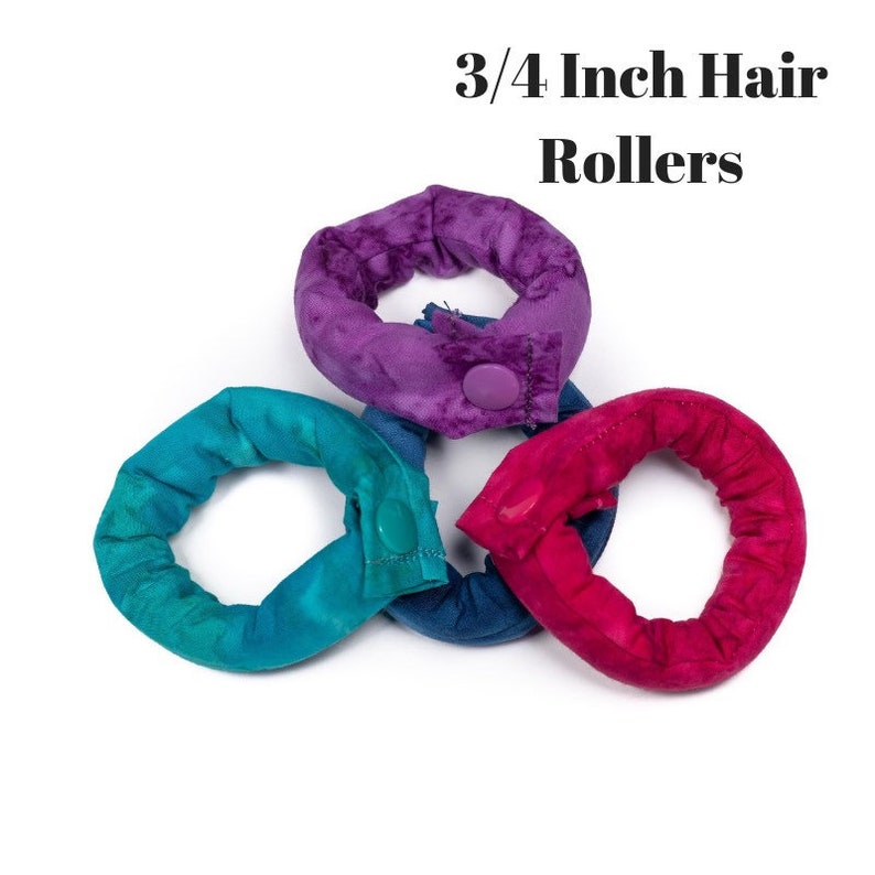 Jewel Tones 4 Piece Set Fabric Hair Bun Maker Fabric Hair Etsy