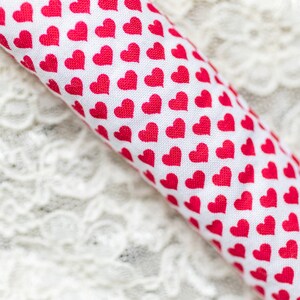 Red and White Hearts Hair Rollers, Hair Curlers, Hair Accessories, soft curlers image 2