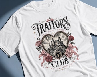 Comfort Colors® The Traitors Club Shirt | The Traitors US TV Fan Tee | Vintage Graphic Design