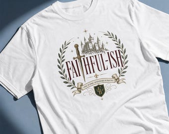 Comfort Colors® Faithful-ish T-Shirt | The Traitors TV Show Fan Tee | Gothic Graphic Design (Unisex)