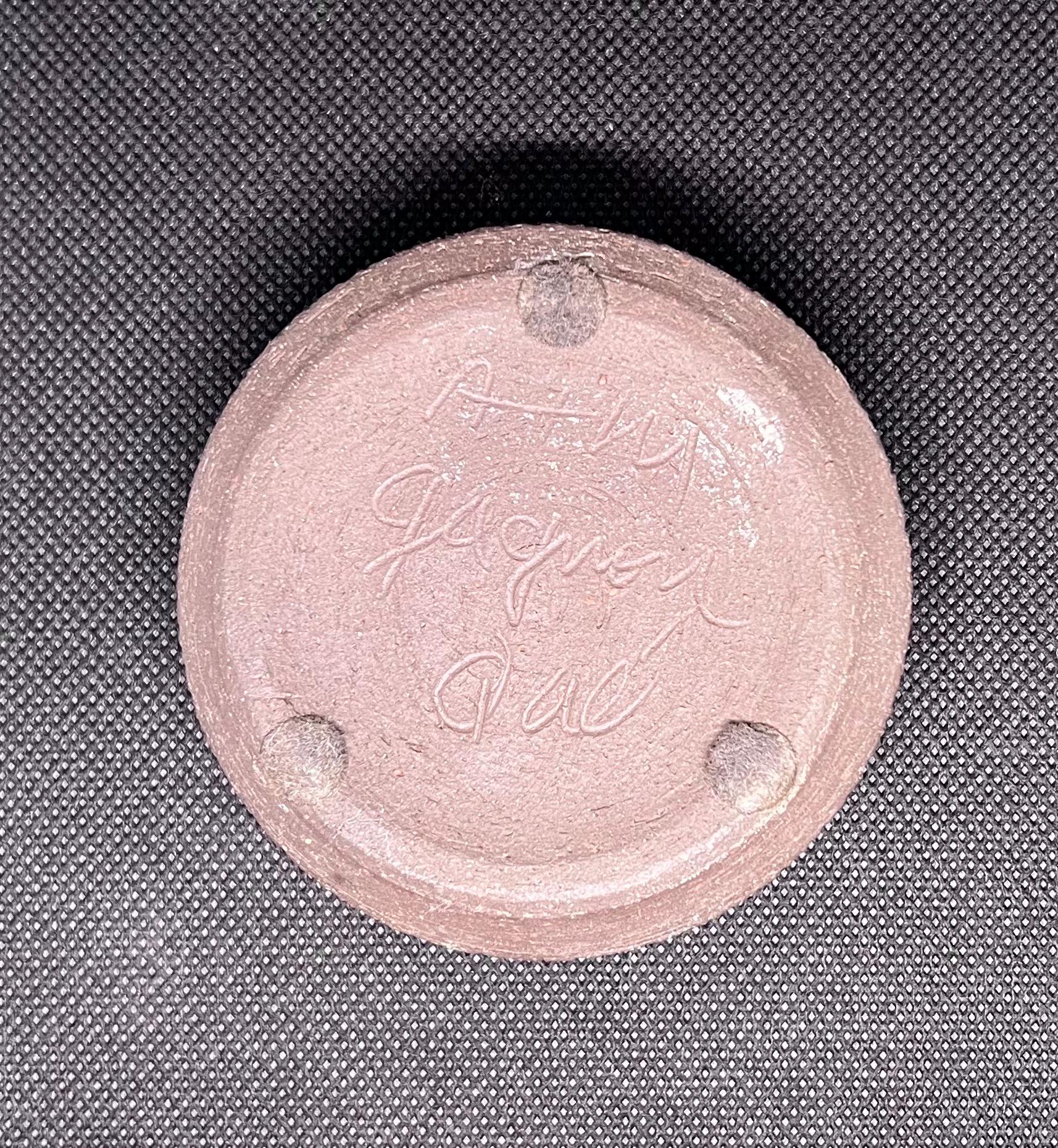Vintage André & Michel Gagnon Quebec Pottery Ashtray 1970s Canadian Studio Ceramic image 2