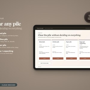 ADHD-paketplanerare | Goodnotes rengörings- och odaterade planerare, daglig planerarapp, uppgiftsförlamningsverktyg bild 12