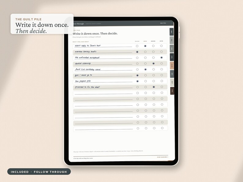 ADHD-paketplanerare | Goodnotes rengörings- och odaterade planerare, daglig planerarapp, uppgiftsförlamningsverktyg bild 15