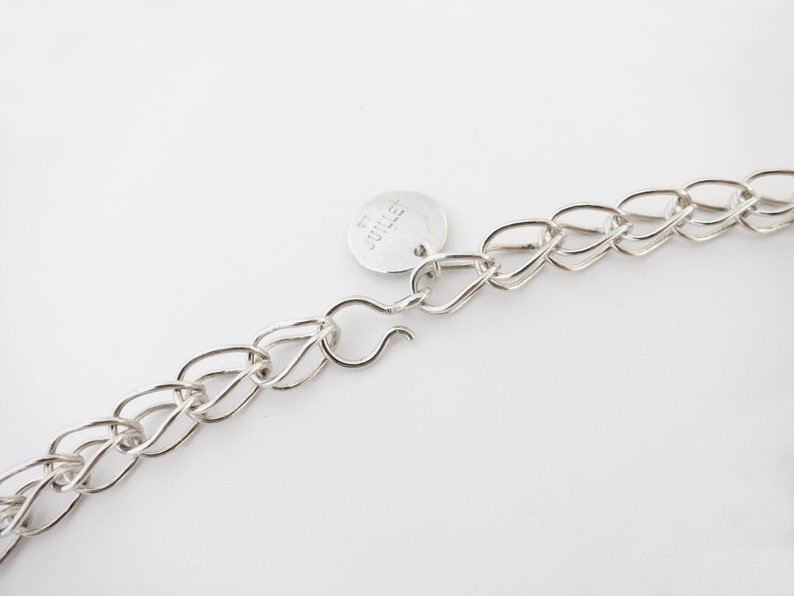 Classic Loop in Loop Chain in Sterling Silver Etsy Canada