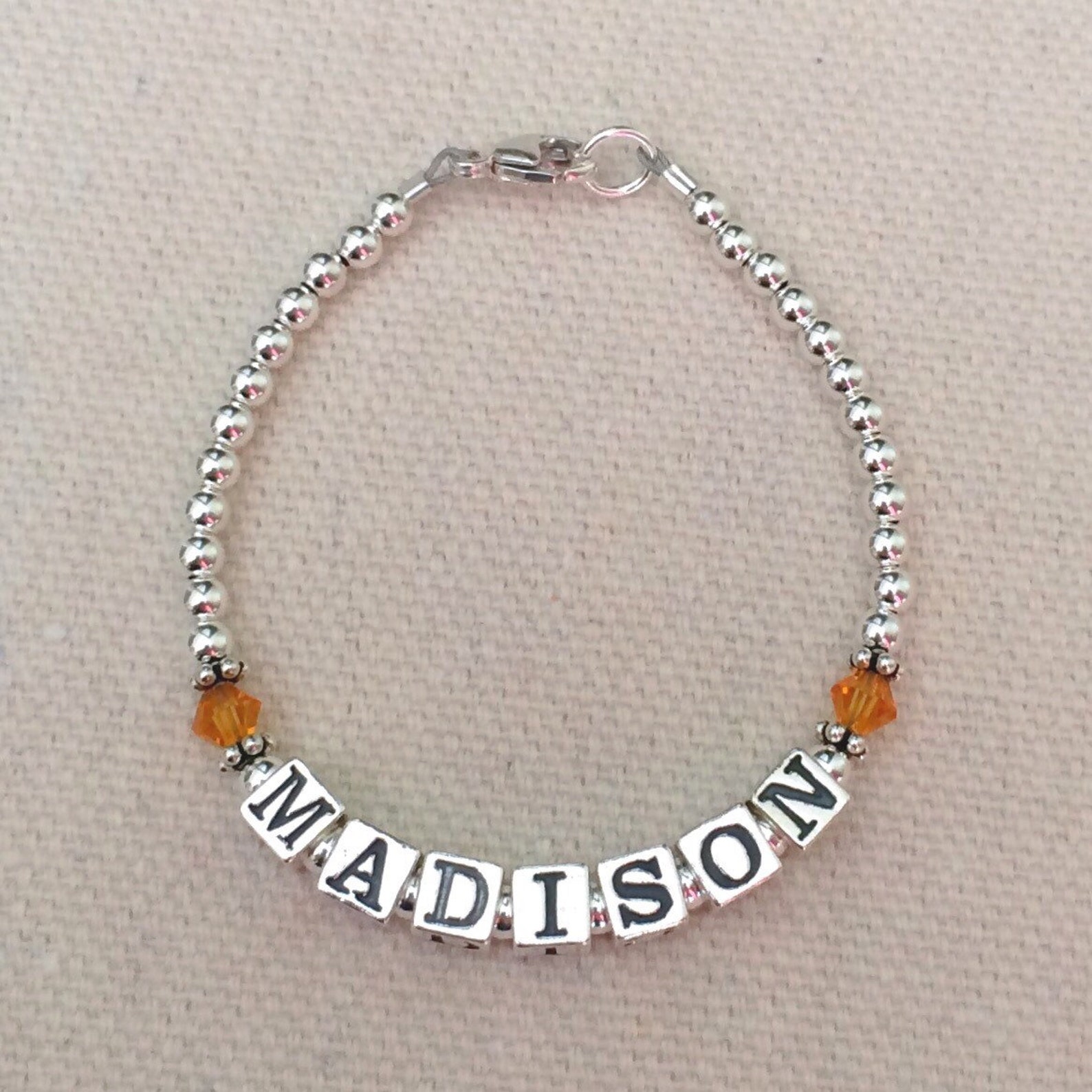 Personalized Baby Bracelet Child Toddler Baby Name Bracelet Etsy