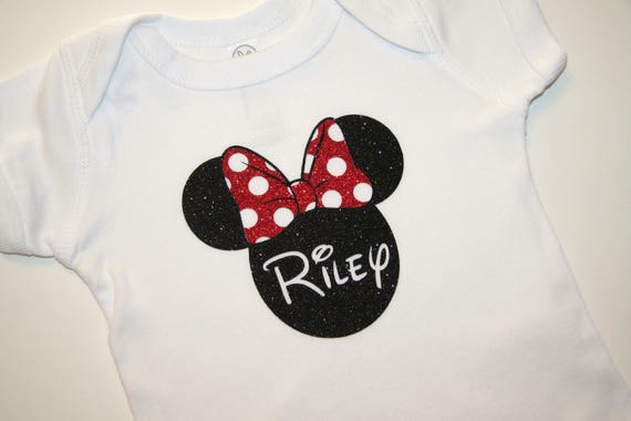 minnie mouse baby shirt
