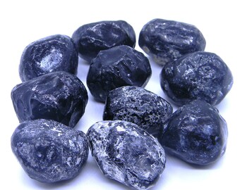 APACHE TEAR STONES / Large Obsidian Pebbles / Volcanic Rock Stones