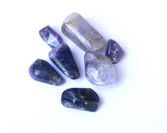 AMETHYST TUMBLED STONES - Amethyst Healing Stones - 1 Ounce Purple Amethyst Stones - February Birthstone