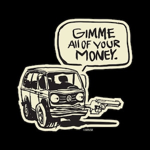 Van Bandit Cotton Tee