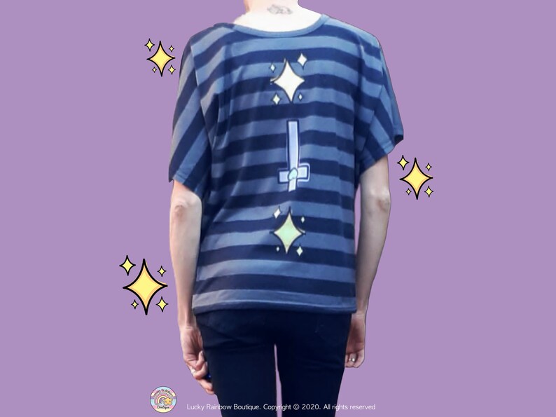 Stars and Cross Batwing Sleeve Shirt
