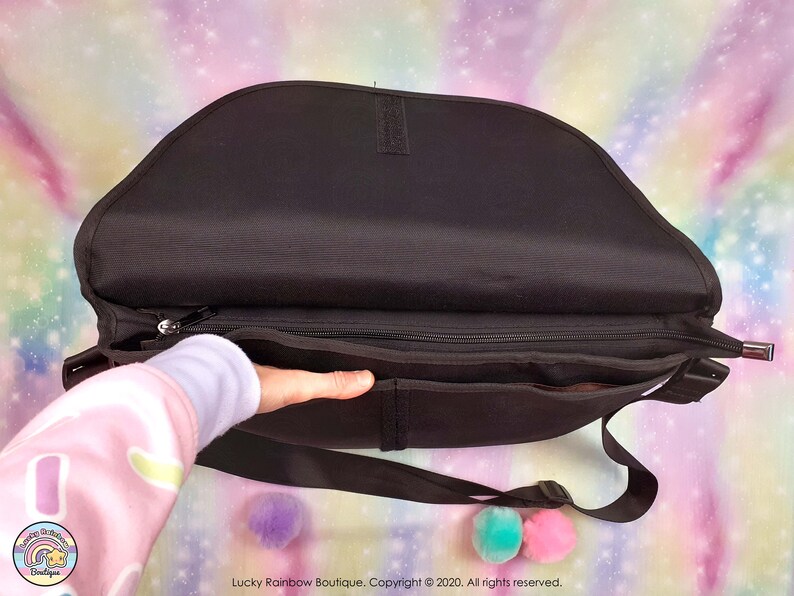 Kawaii Messenger Shoulder Bag Pastel Strawberry Bunny Crossbody Handbag Cute Purple Rabbit Purse Fairy Kei Accessories